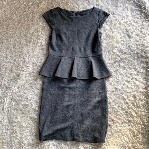 Alice+Olivia Peplum Waist Dress - Picture 3 of 9